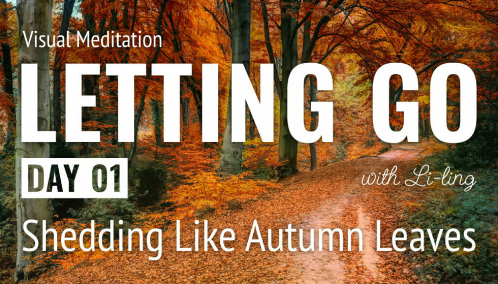 Oct Meditation Series - Letting Go D1 Oct Meditation Series - Letting Go D1
